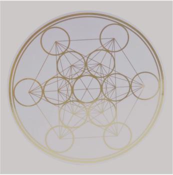 Haftfolie "Metatron" ø18cm