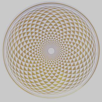 Haftfolie "Sahasrara" (Kronen-Chakra) ø18cm
