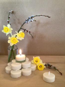 Preview: Öko- Teelichter 10er Pack