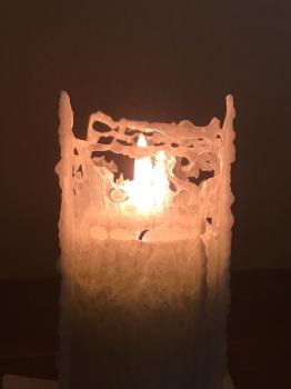 Preview: "Herzenswärme" Allgäuer Heilkräuterkerze