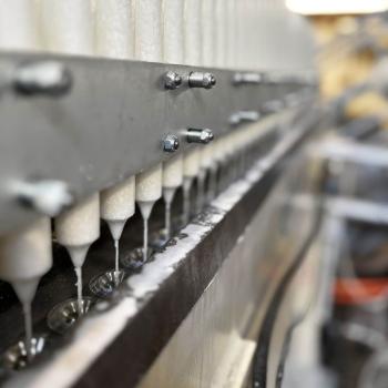 Olivenwachsstabkerze glatt 10 Stück