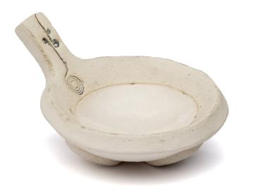 Keramikräucherschale mit Spirale