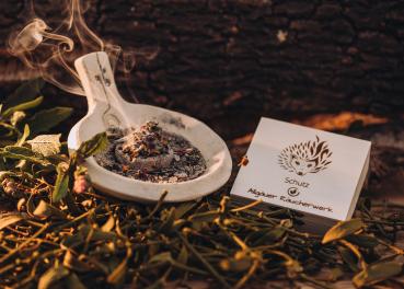 Preview: Keramikräucherschale mit Spirale