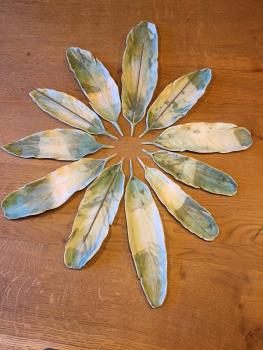 Preview: Räucherstäbchenhalter "Feder"