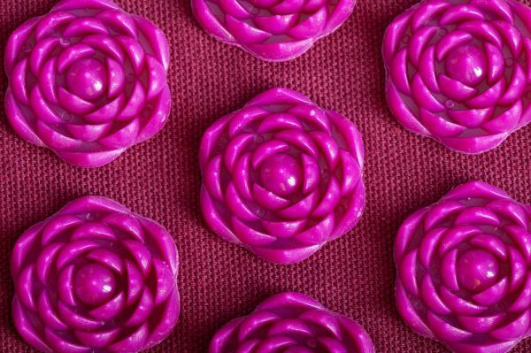 Akupressurmatte violett