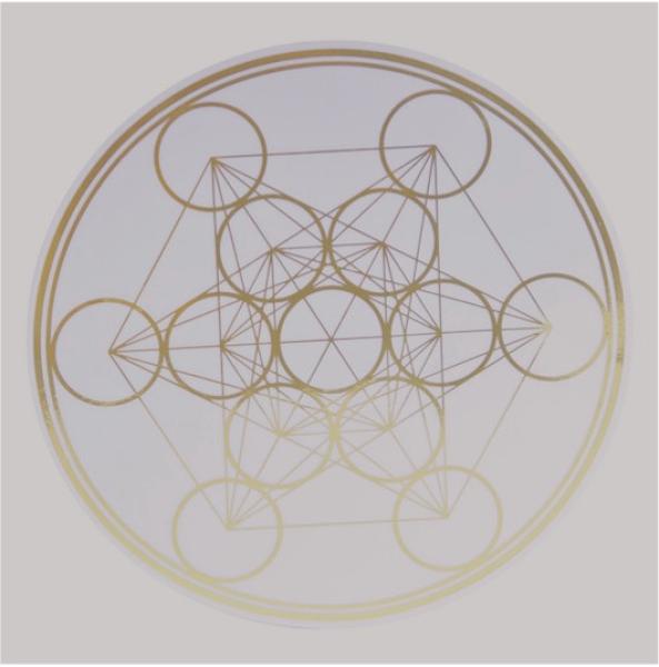 Haftfolie "Metatron" ø18cm