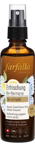 Sei erfrischt ~ Erfrischung Raumspray mit Zitrone, bio