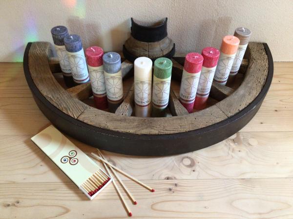 Serie "Jahresrad" Allgäuer Heilkräuterkerzen