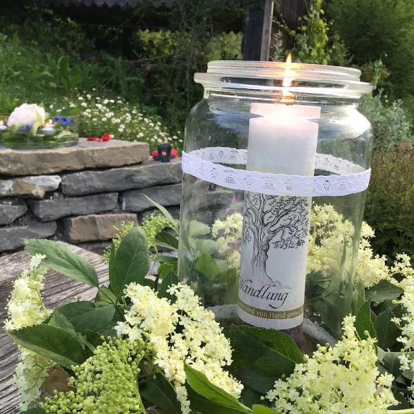 "Wandlung" Allgäuer Heilkräuterkerze