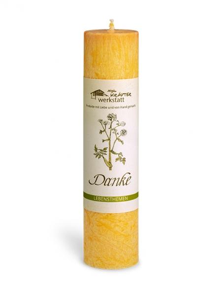 "Danke" Allgäuer Heilkräuterkerze