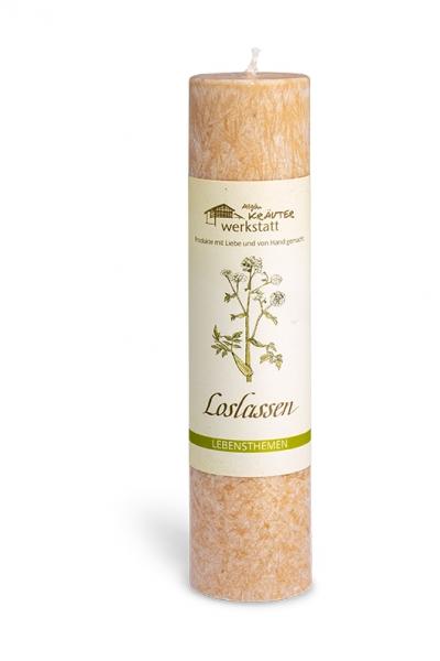 "Loslassen" Allgäuer Heilkräuterkerze