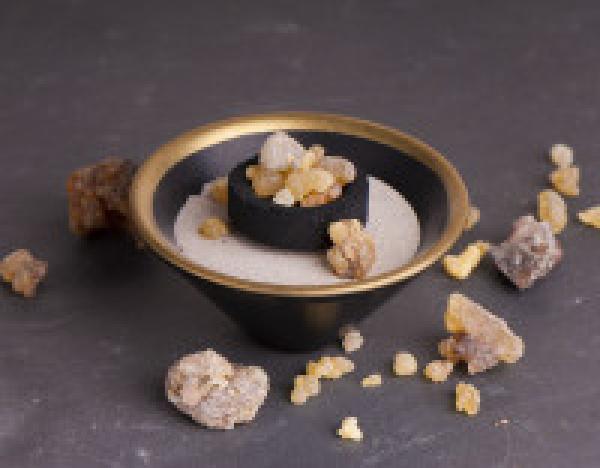 Räuchergefäss schwarz ~ gold