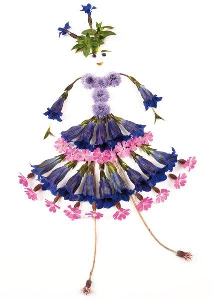 Postkarte Alpenblumen 129 (Enzian)