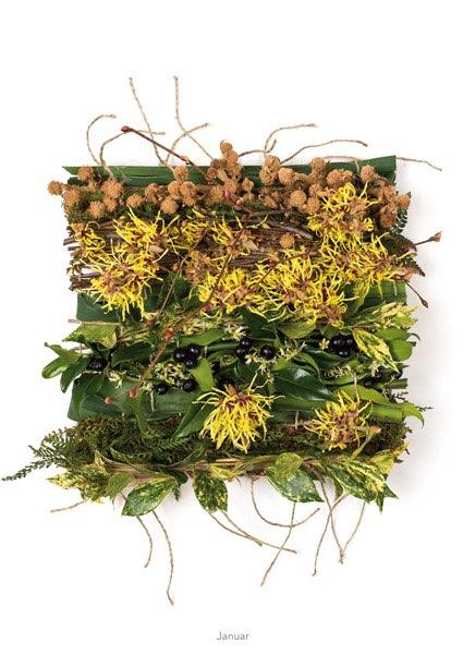 Januar aus der Serie "Webereien"