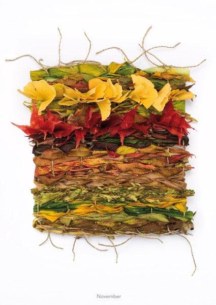 November aus der Serie "Webereien"