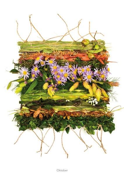 Oktober aus der Serie "Webereien"